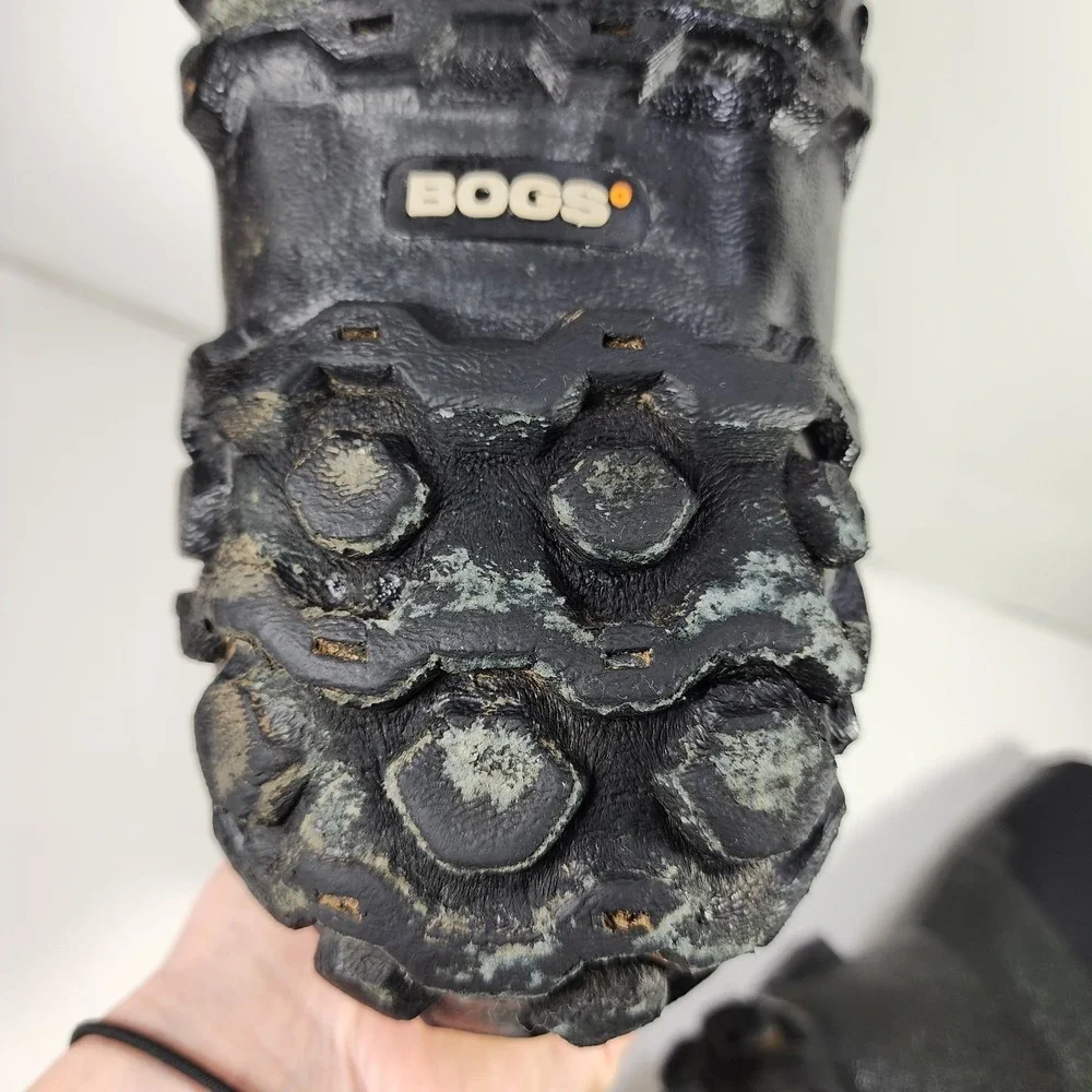 Bogs Classic‎ Mid Insulated Waterproof Work Boots Mens 9 Black Neo-Tech Nice!